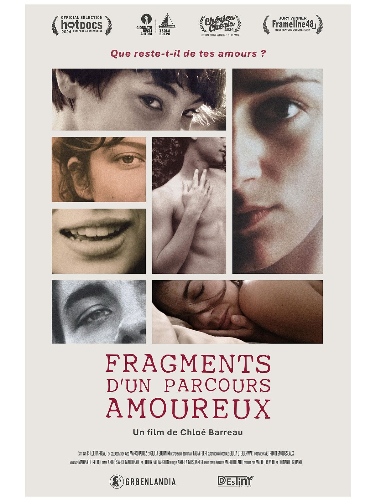 FRAGMENTS D'UN PARCOURS AMOUREUX