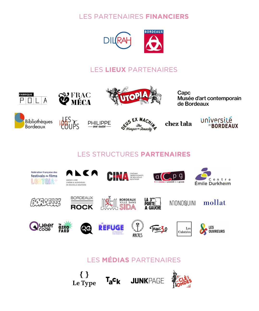 LES LIEUX PARTENAIRES